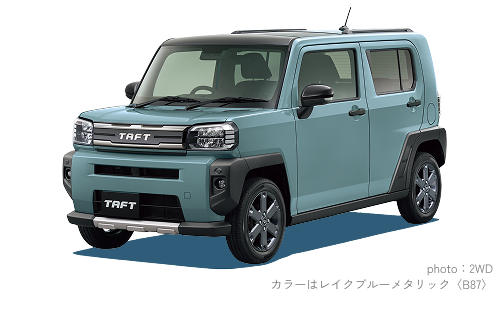photo：2WD カラーはレイクブルーメタリック〈B87〉